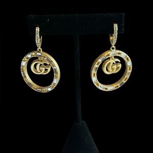 Gucci Gold Circle Earrings